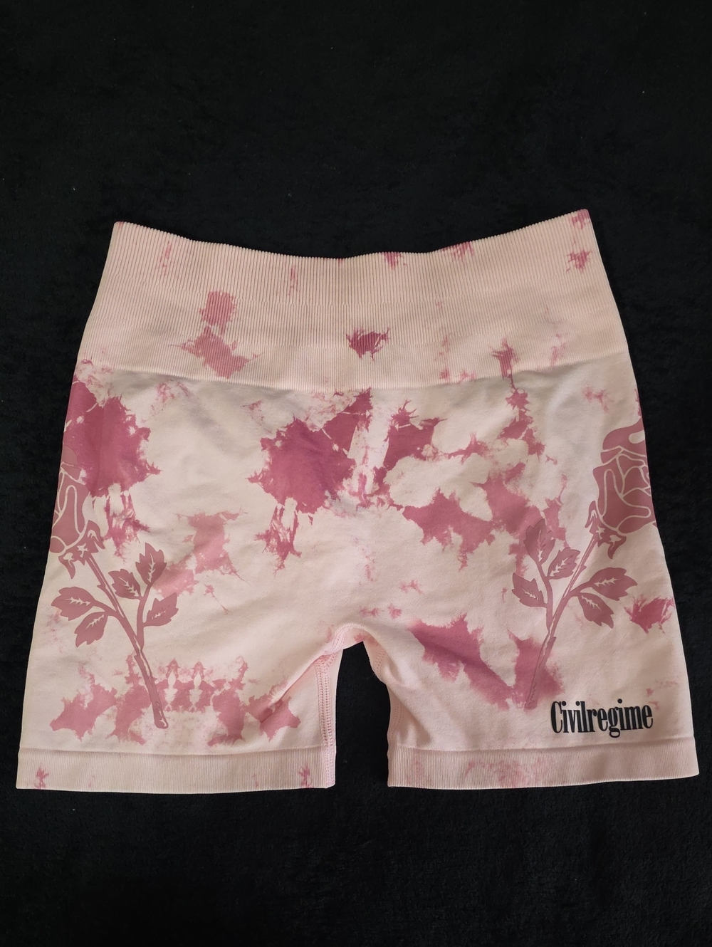 Civilregime NEW With No Tags Women's Pink Tie-Dye Floral Shorts